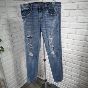 2 / $30.00 - Aeropostale Slim Men's Distressed Lighter Wash Jeans